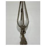 Long vintage macrame style planter holder