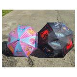 Shopkins and batman vs superman umbrellas