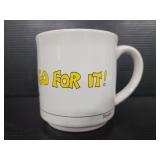 Recycled paper products go for it ceramic mug