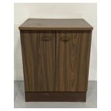 Vintage metal storage cabinet w/ sliding drawers