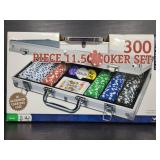 New unopened 300pc poker set
