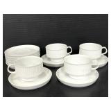 Thomas Germany porcelain mugs with saucers