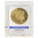1849 Liberty Head Double Eagle Replica coin