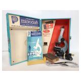 Vintage Porter Mocrocraft plug in metal microscope