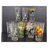 Vintage Pepsi glass Looney Tunes character glasses