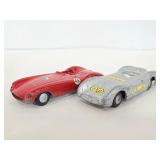 Two Mercury toys Mercedes & Ferrari cars
