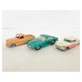 Three scarce Matchbox toy cars