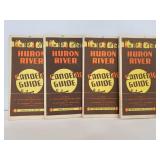 Scarce set of 4 Huron River canoeing map 1940s