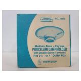 Leviton No. 49875 porcelain lampholder