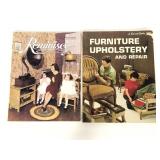 Vintage Reminisce magazine and upholstery book