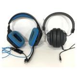 G430 gamer headset and Bentley headphones