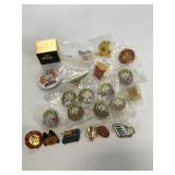 Collection of vintage McDonalds pins