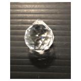 Crystal clear teardrop necklace pendant