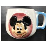 Rare vintage raised Mickey w/ D handle mug