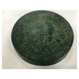 Vintage concrete sun dial stepping stone