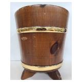 Vintage wood outdoor planter