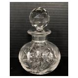 Vintage cut glass small decanter
