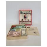 Vintage 1950s Monopoly game
