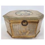 Royal Seale vintage wood musical jewelry box