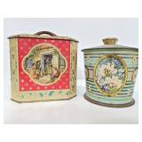 Two vintage tins
