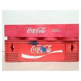 Two Coca-Cola plastic crates