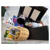 Kitchen items, frames, and more tote