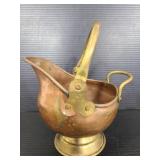 Vintage copper/brass mini skuttle bucket