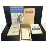 Lot of assorted vintage magazines/ ephemera