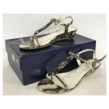 AK Anne Klein iflex snakeskin platform sandals