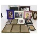 Lot of 12 assorted picture frames
