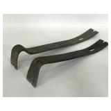 Pair it short metal pry bars