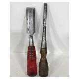 Pair of hand chisels
