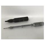 Pair of ratcheting manual hand drills