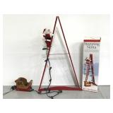 Mr. Christmas animatronic Stepping Santa