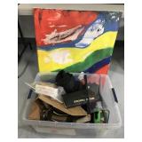 Tote of unsold auction items #2