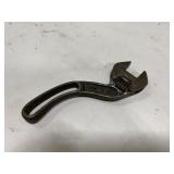 Antique B & C curved adjustable wrench