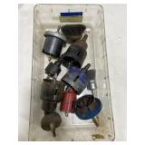 Lot of hole saw drill bits