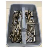 Lot of assorted mostly craftsman sockets &