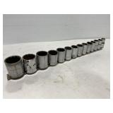 Craftsman 14 pc SAE socket set, series V & VV