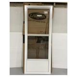 Larson EasyHang mid-view glass/screen storm door