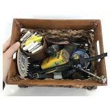 Lot basket of vintage items