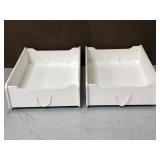 Two CML Distributors train trundle drawers