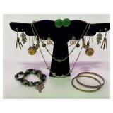 Delicate earth tone beaded jewelry collection