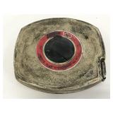 Lufkin vintage white clad steel 100ft tape measure