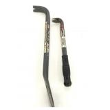 One 12inch and one 18inch Craftsman pry bars