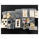 Collection of assorted buttons