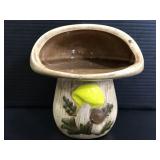 Signed Connie 1976 ceramic mushroom
