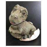 1993 Universal Statuary hatching Dino statue