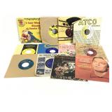 Collection of vintage 45rpm vinyl records