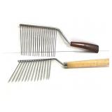 Two vintage cake breakers